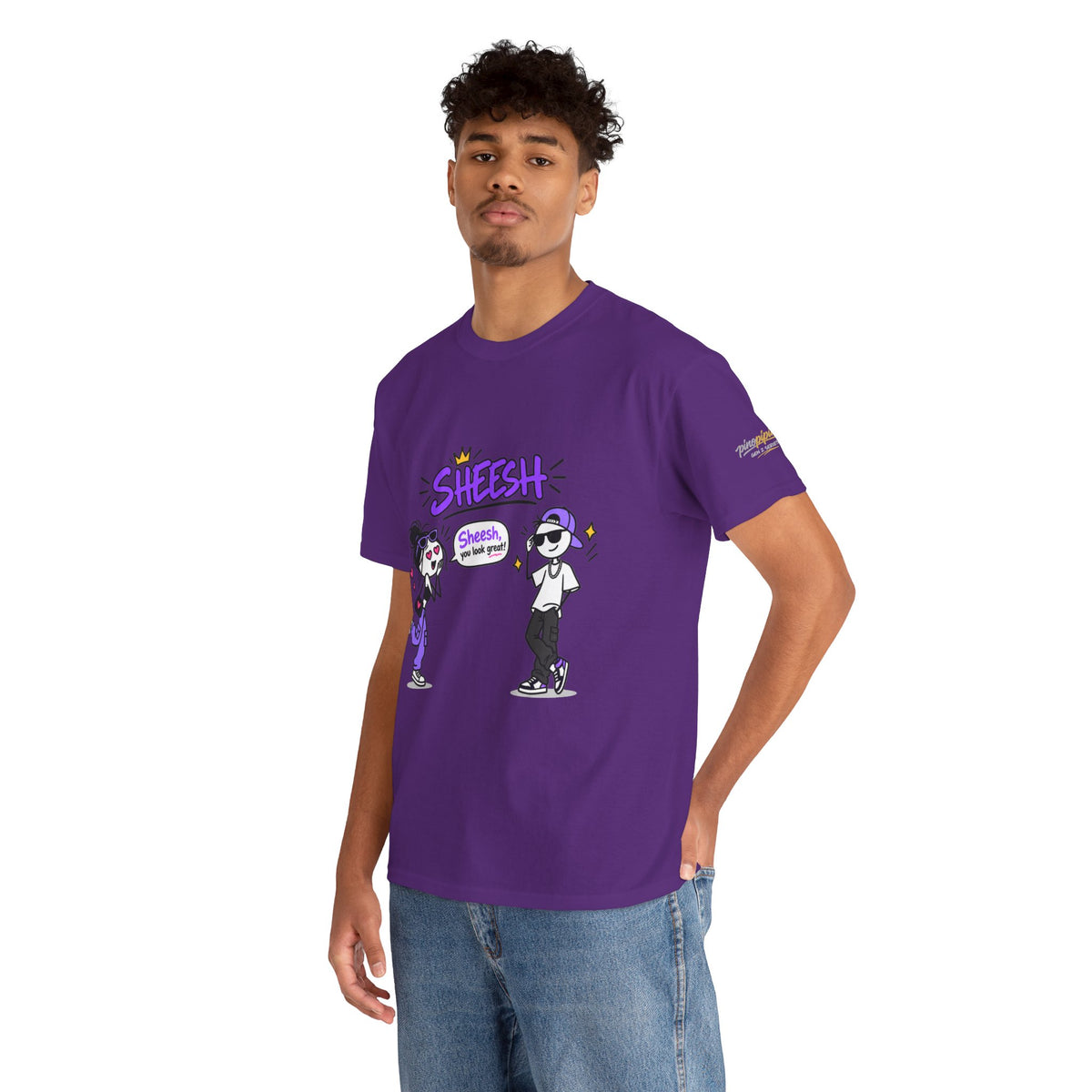 "Sheesh" Cartoon Tee — Funny Retro Graphic T-Shirt