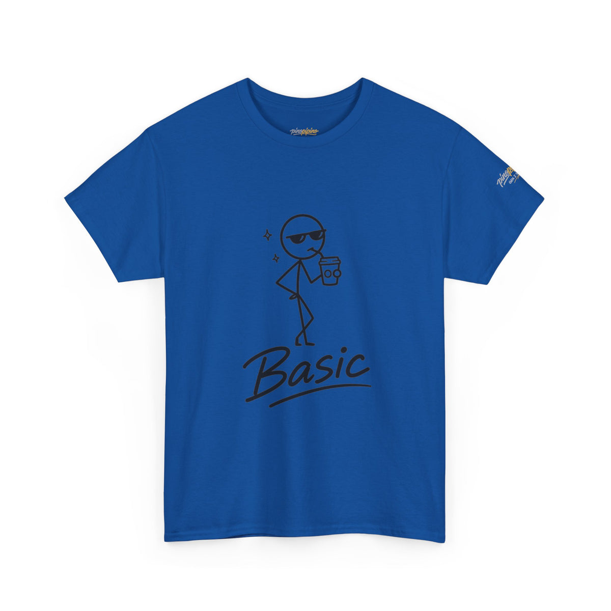 "Basic" Stick Figure Coffee Tee