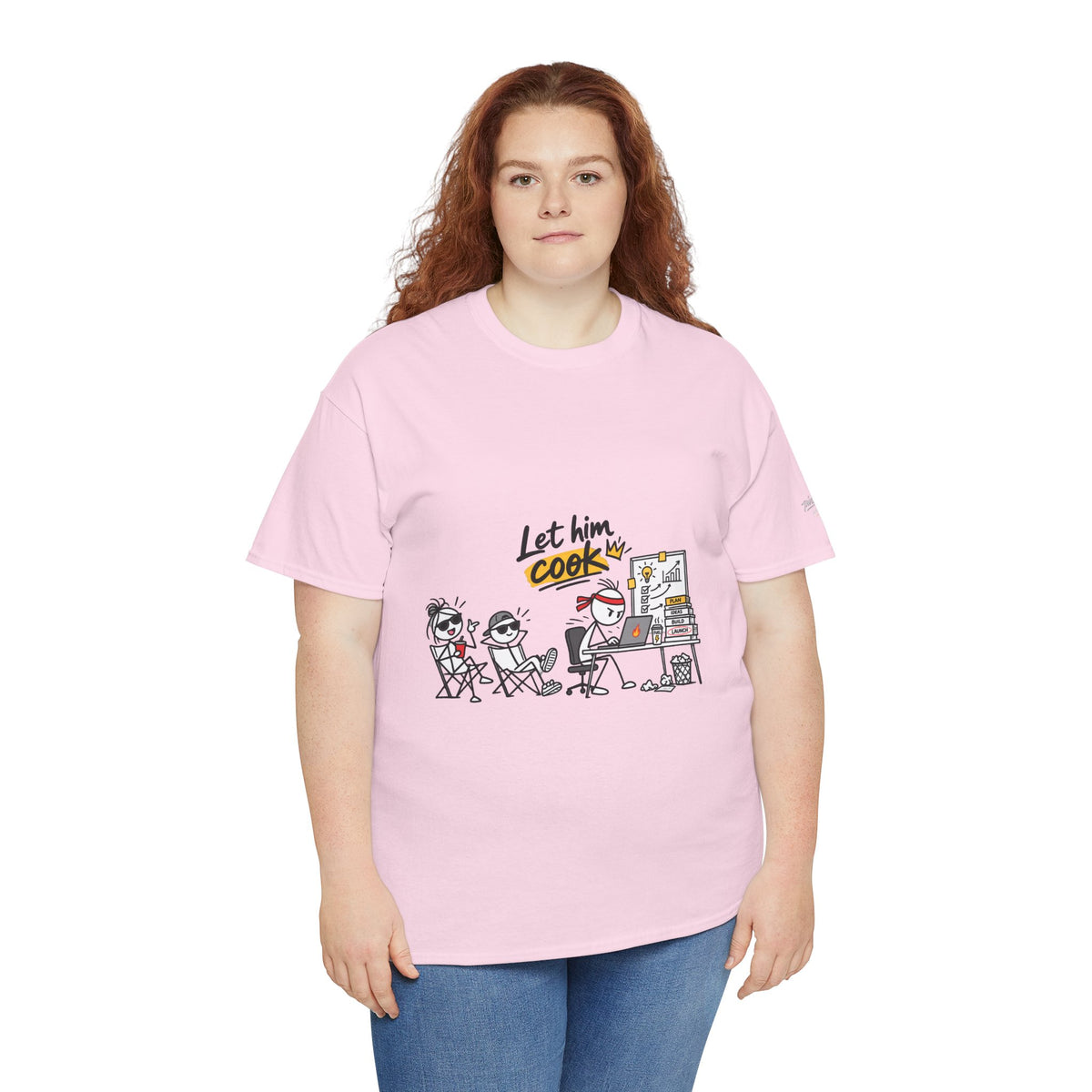 "Let Him Cook" Cartoon Graphic Tee