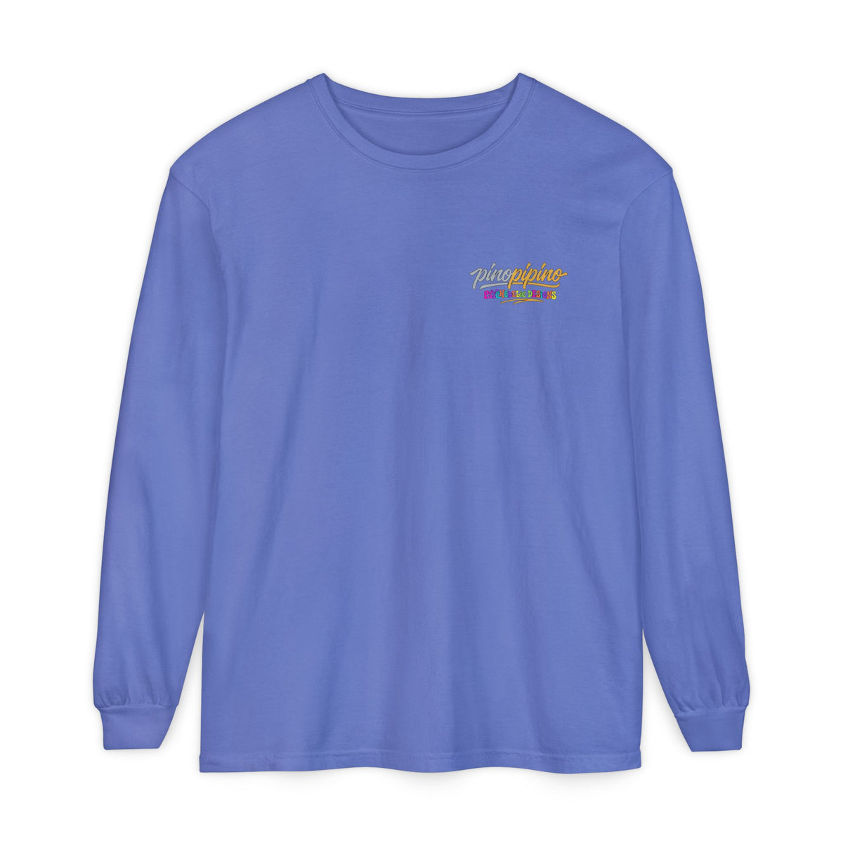 Psychedelic Mushroom Long Sleeve T‑Shirt — "Shrooming Where the Grass Is Greener"