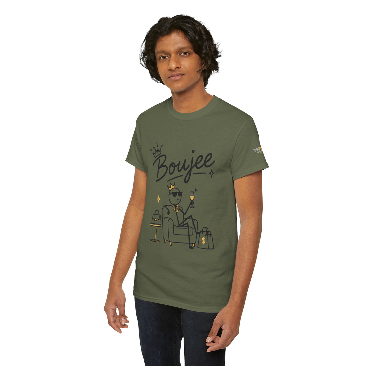 "Boujee" Tee — Graphic Luxury Lifestyle T‑Shirt