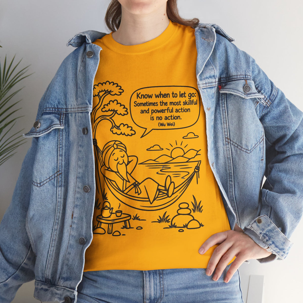 "Know when to let go" - Relaxing Hammock Graphic T-Shirt