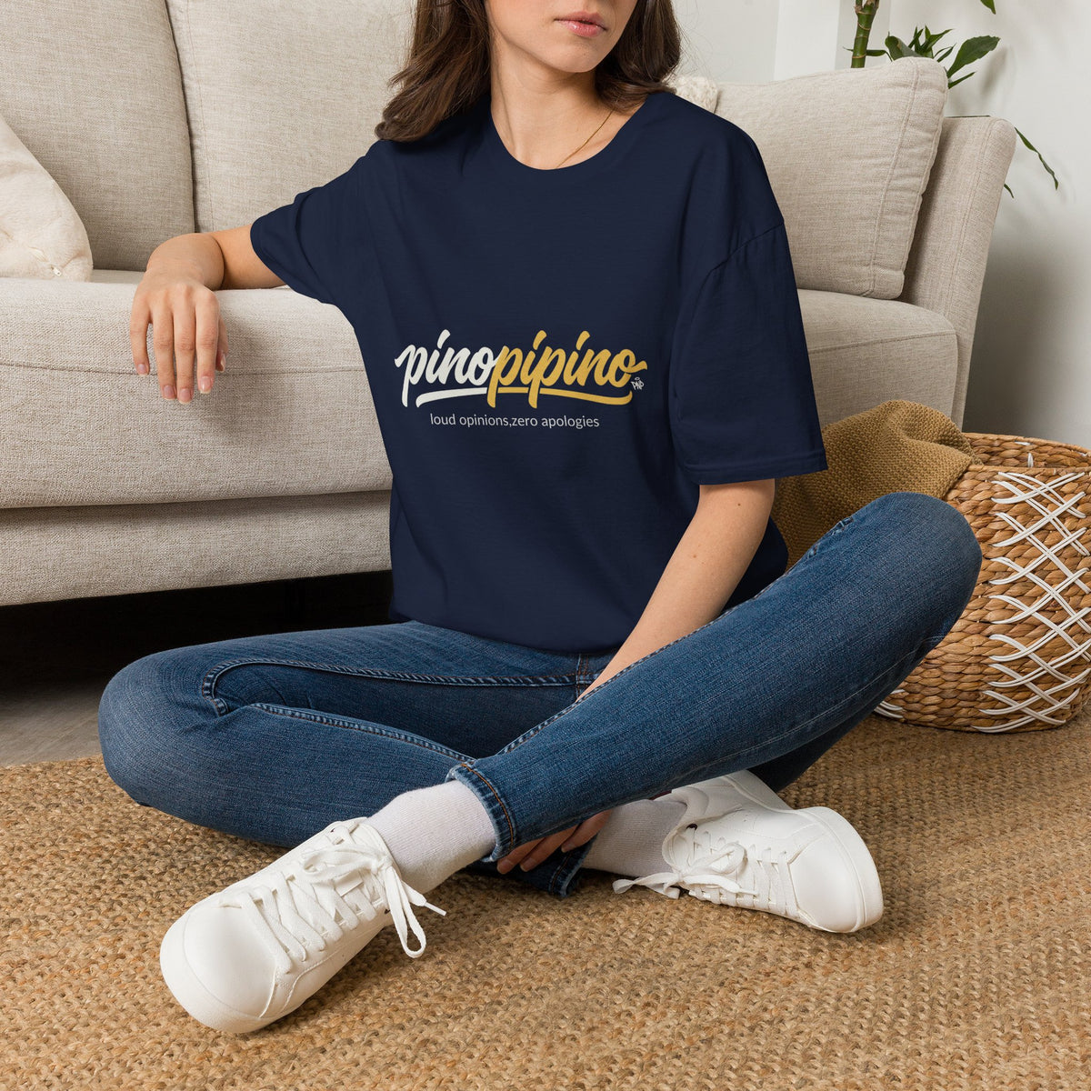 Pinopipino Logo T-Shirt — Retro Script