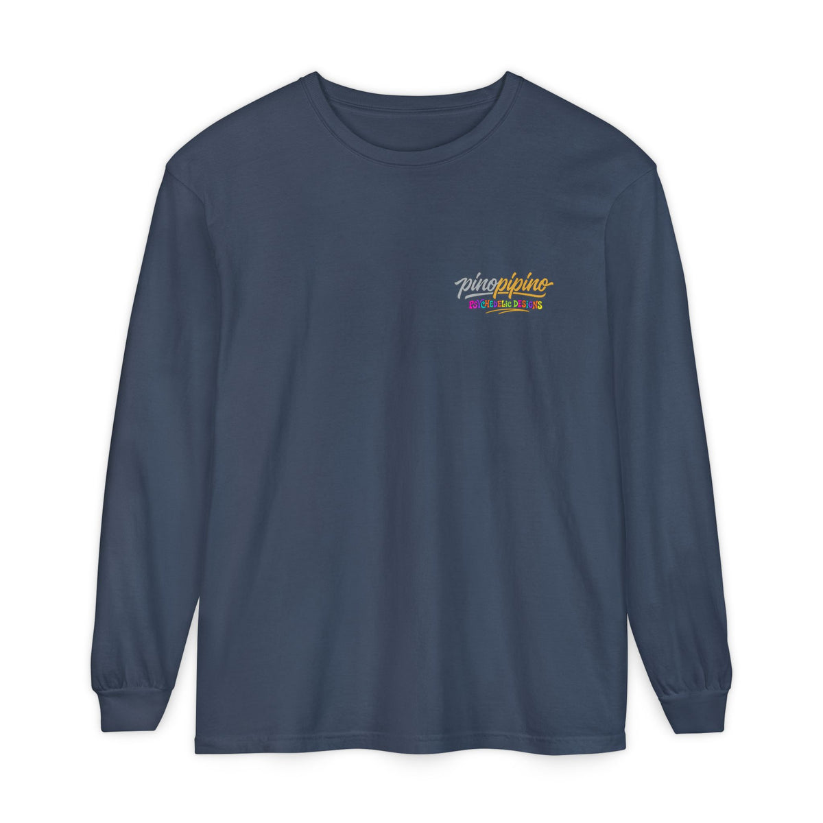 "When the Shrooms Bloom, The Goom Zooms" Psychedelic Design Long Sleeve T-Shirt