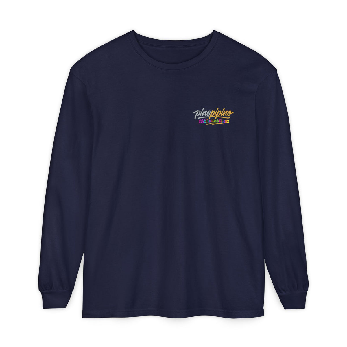 Psychedelic Mushroom Long Sleeve T‑Shirt — "Shrooming Where the Grass Is Greener"