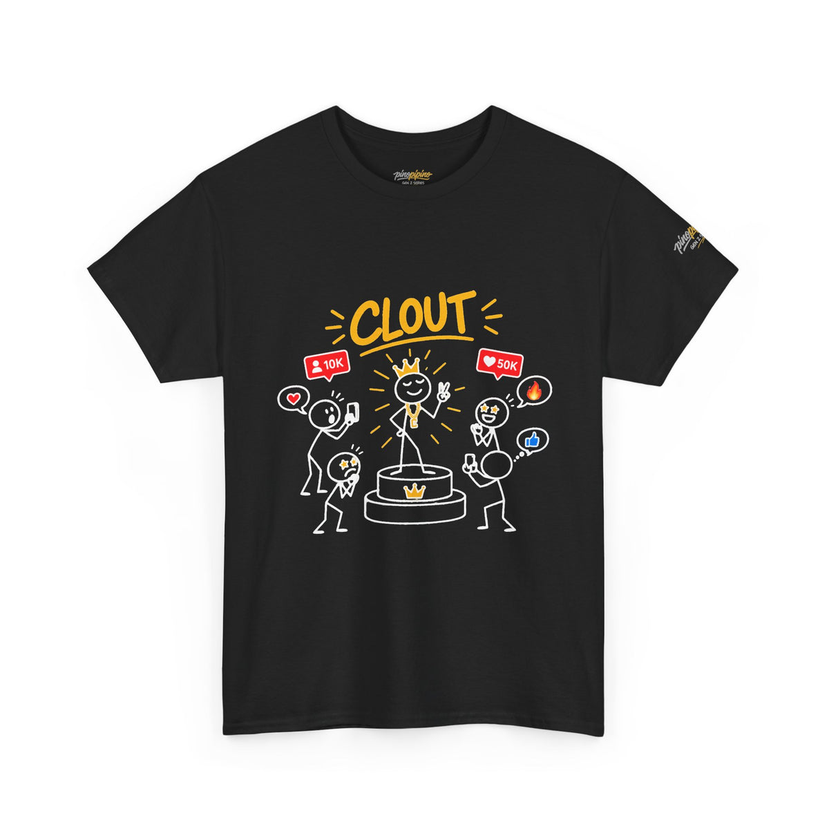 "Clout" Graphic Tee — Social Media Inspired "Clout" Shirt