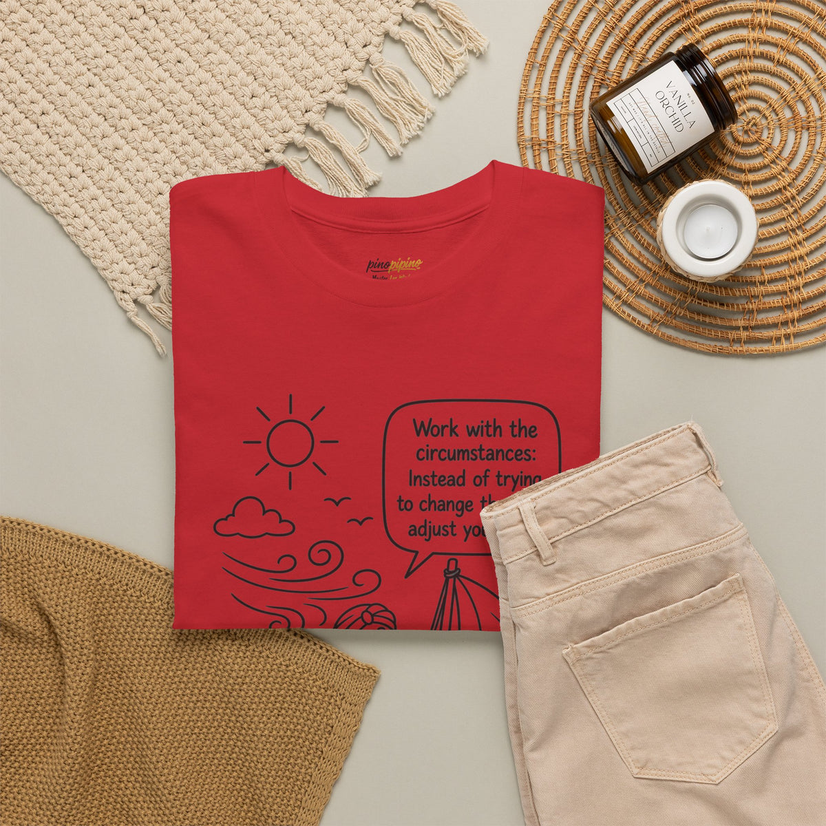 "Work with the circumstances" - Master Lee's Wisdom Tee