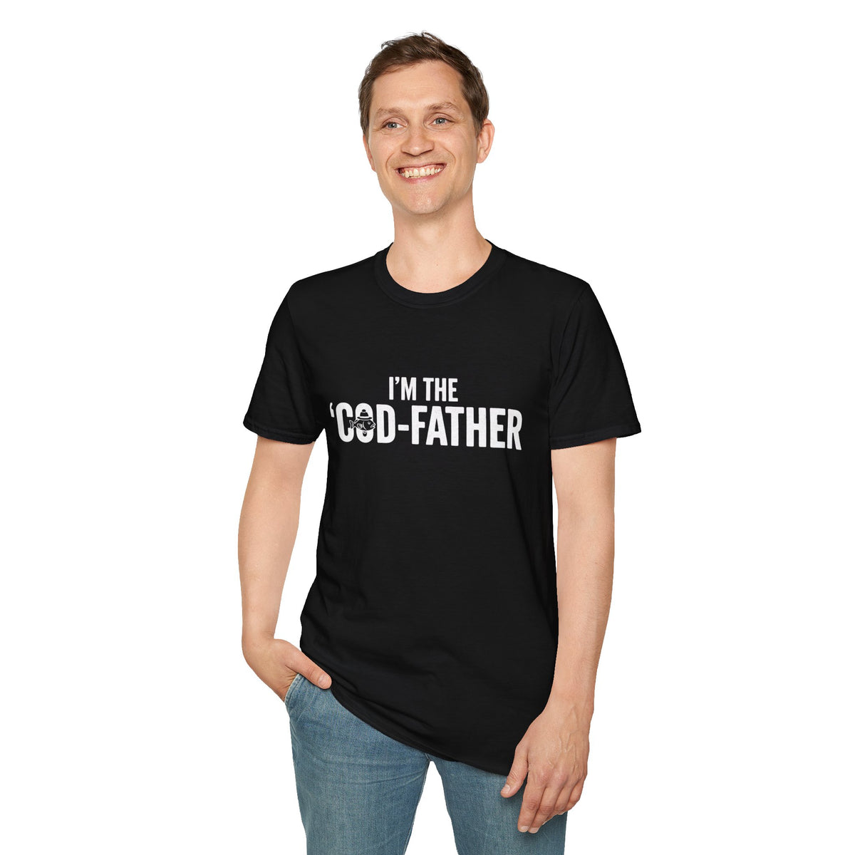 "I'm the 'Cod-Father'" - Funny Fisherman T-Shirt