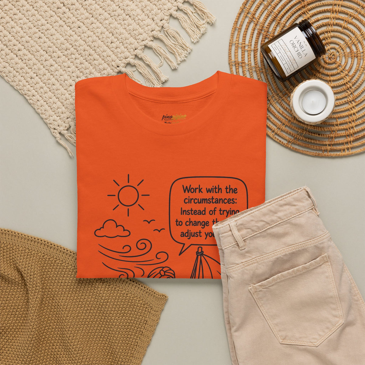 "Work with the circumstances" - Master Lee's Wisdom Tee