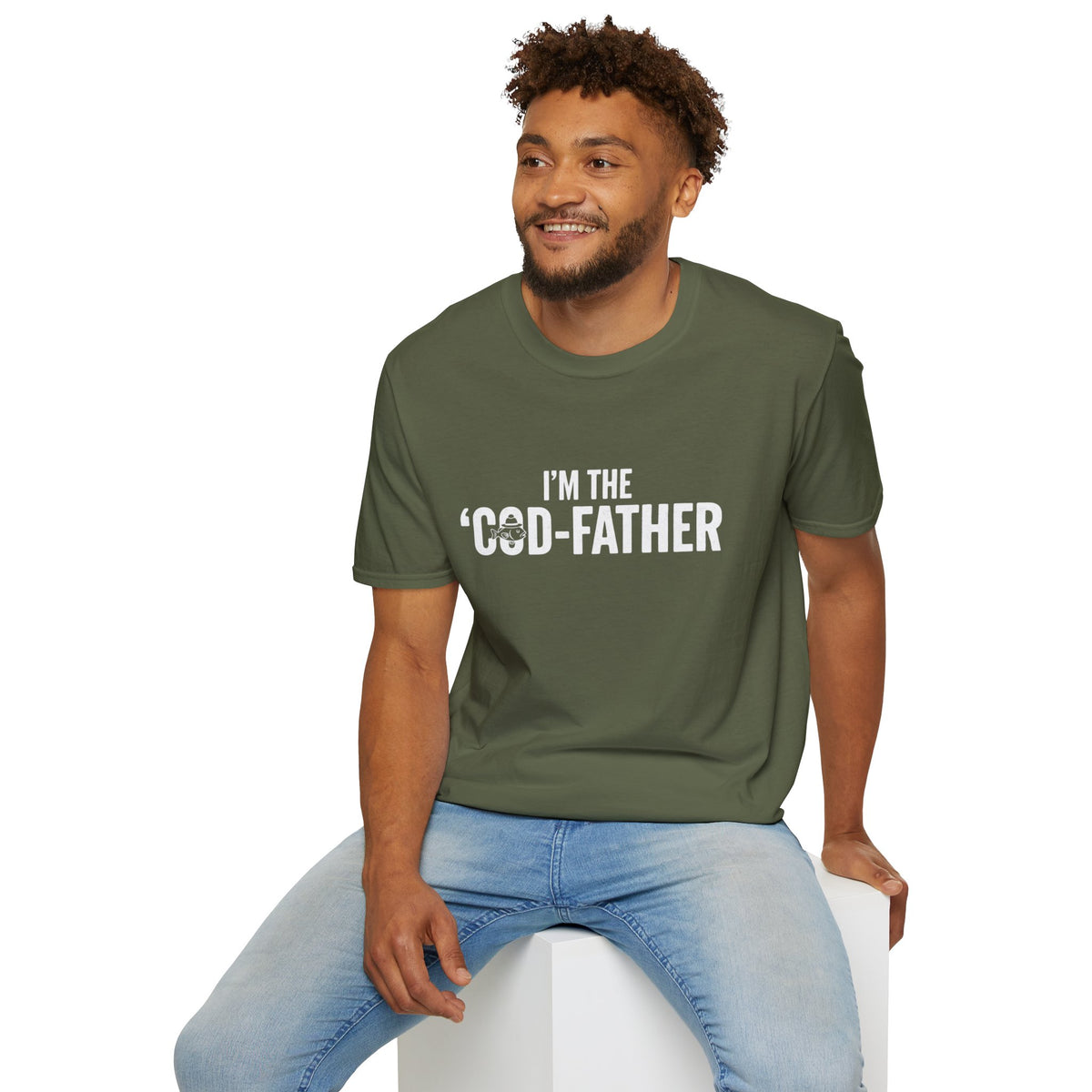 "I'm the 'Cod-Father'" - Funny Fisherman T-Shirt