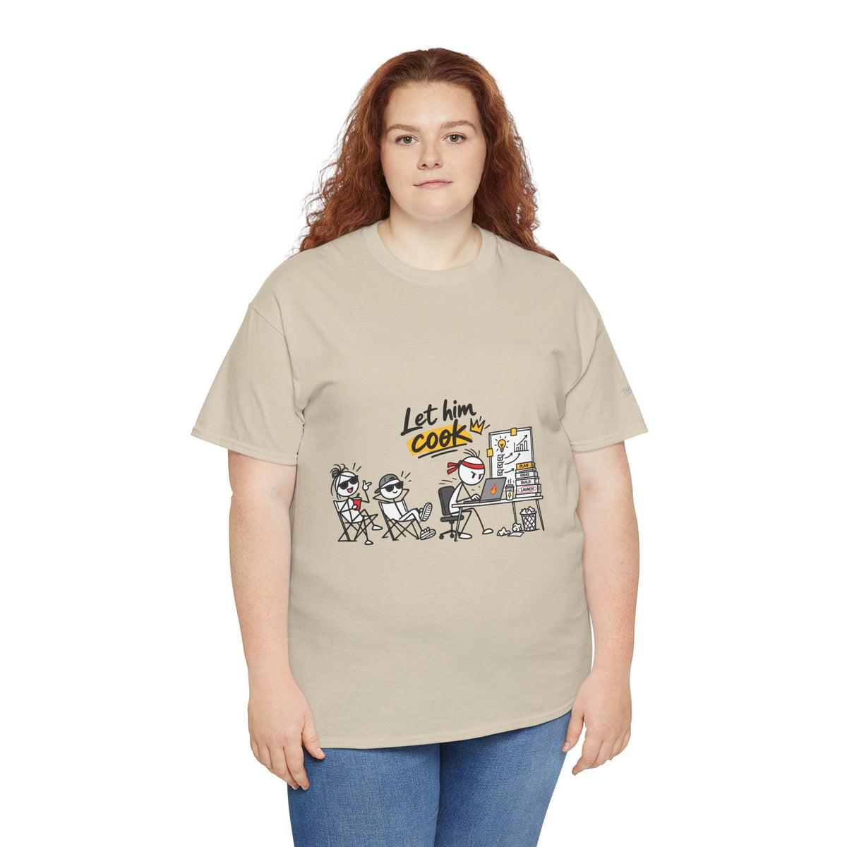 "Let Him Cook" Cartoon Graphic Tee