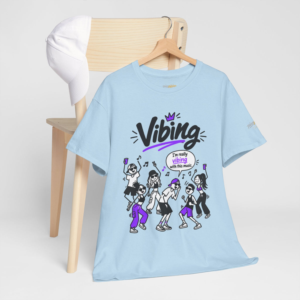 Vibing Dance Party Tee — "I'm Really Vibing" Graphic T-Shirt