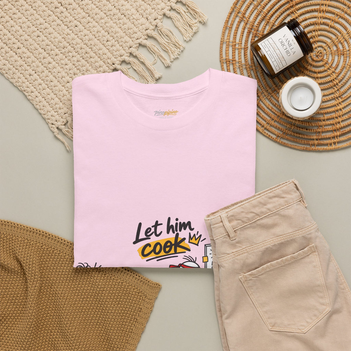 "Let Him Cook" Cartoon Graphic Tee