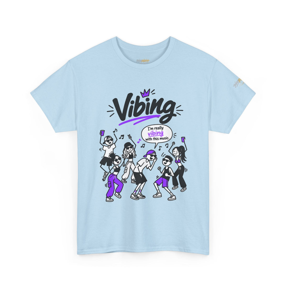 Vibing Dance Party Tee — "I'm Really Vibing" Graphic T-Shirt