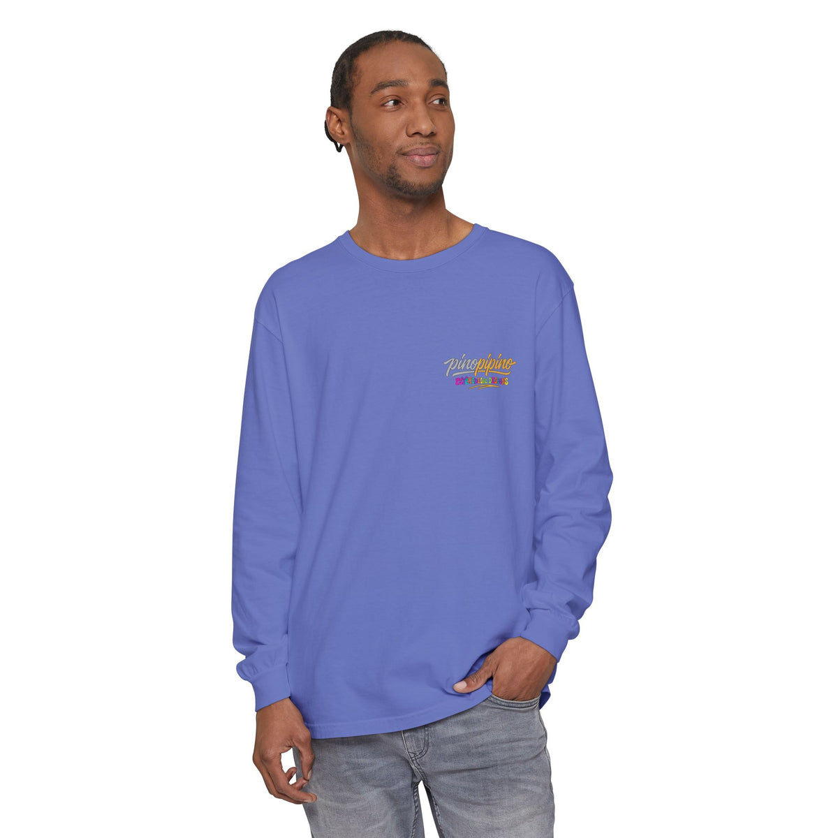 "When the Shrooms Bloom, The Goom Zooms" Psychedelic Design Long Sleeve T-Shirt