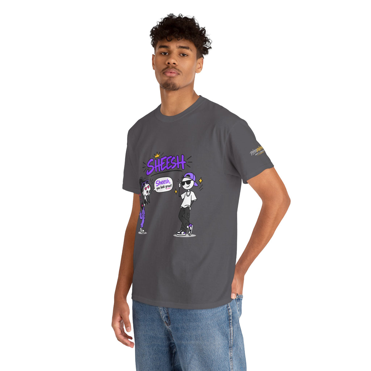 "Sheesh" Cartoon Tee — Funny Retro Graphic T-Shirt