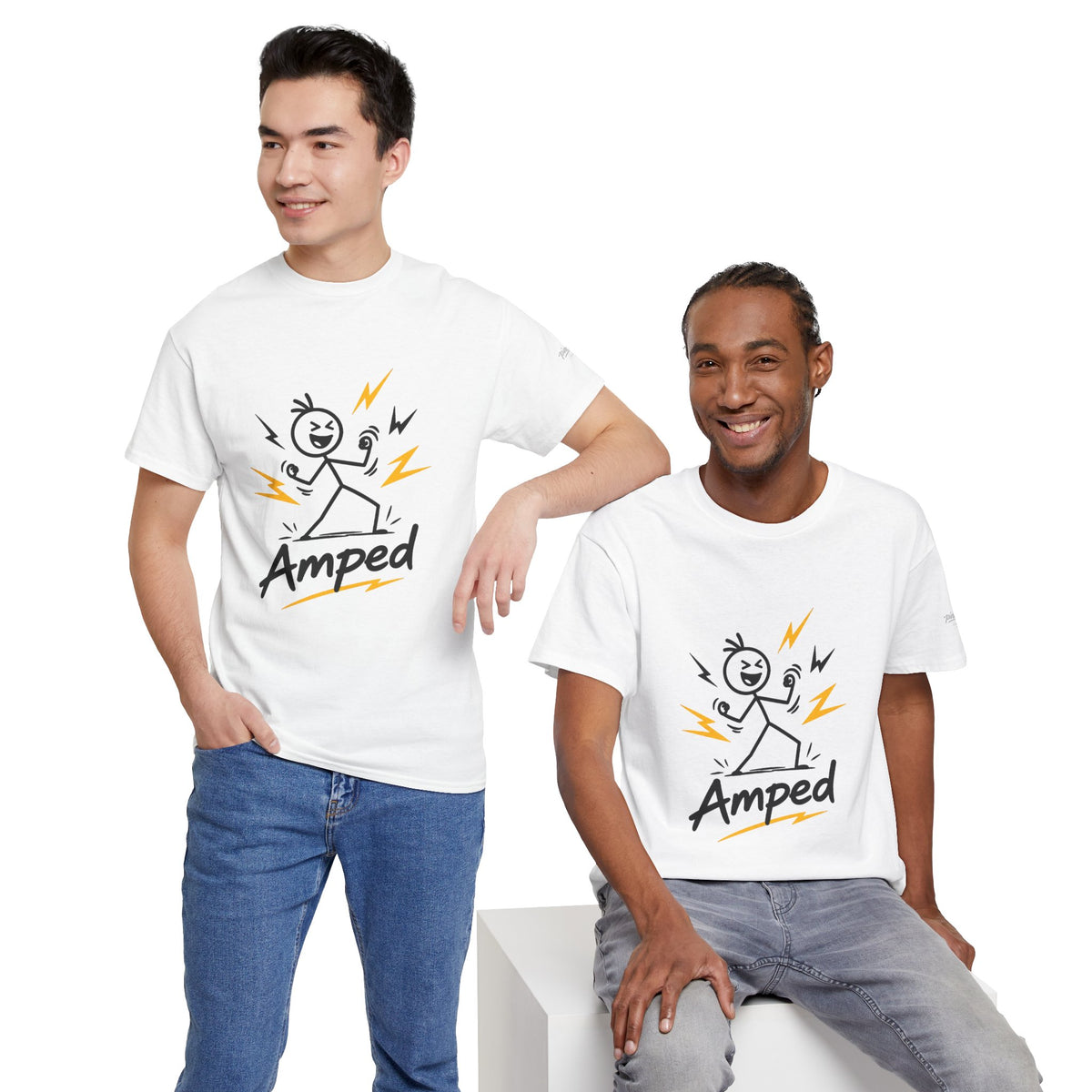 Electric Stick Figure "Amped" T-Shirt