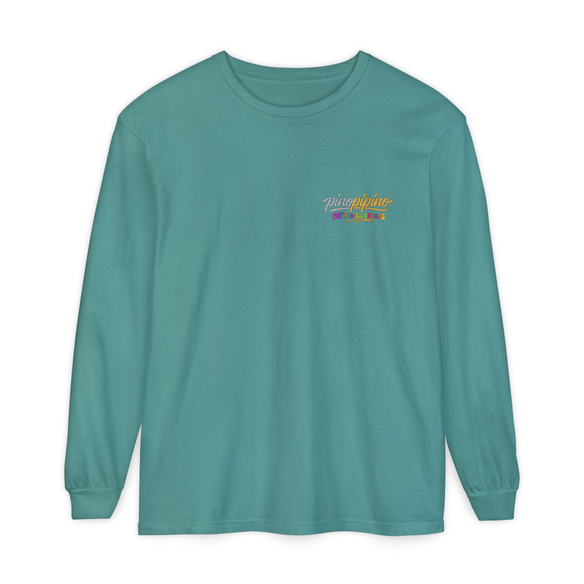 "When the Shrooms Bloom, The Goom Zooms" Psychedelic Design Long Sleeve T-Shirt