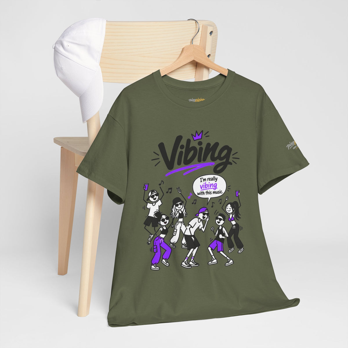 Vibing Dance Party Tee — "I'm Really Vibing" Graphic T-Shirt