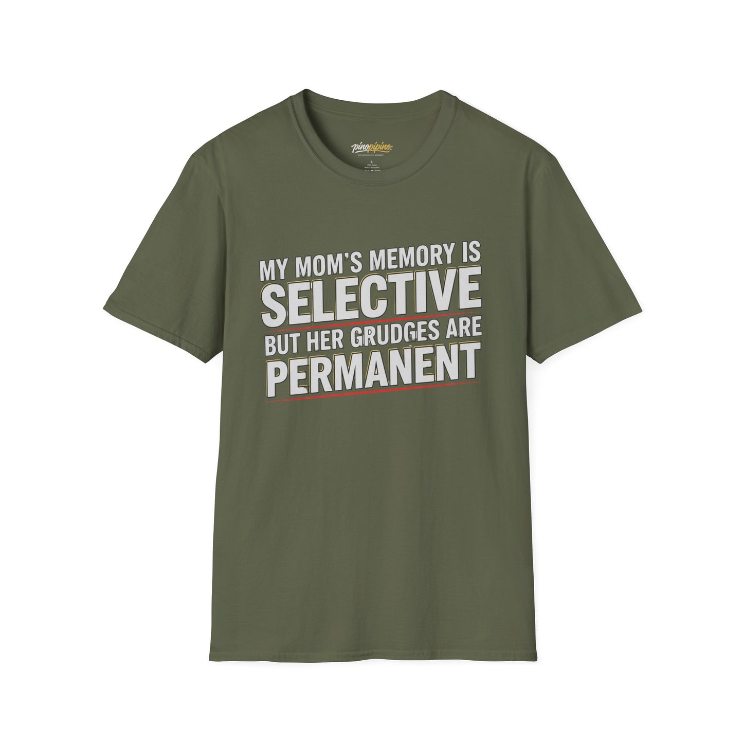 T-Shirt — "My Mom’s Memory Is Selective But Her Grudges Are Permanent" Funny Mother's Day Tee