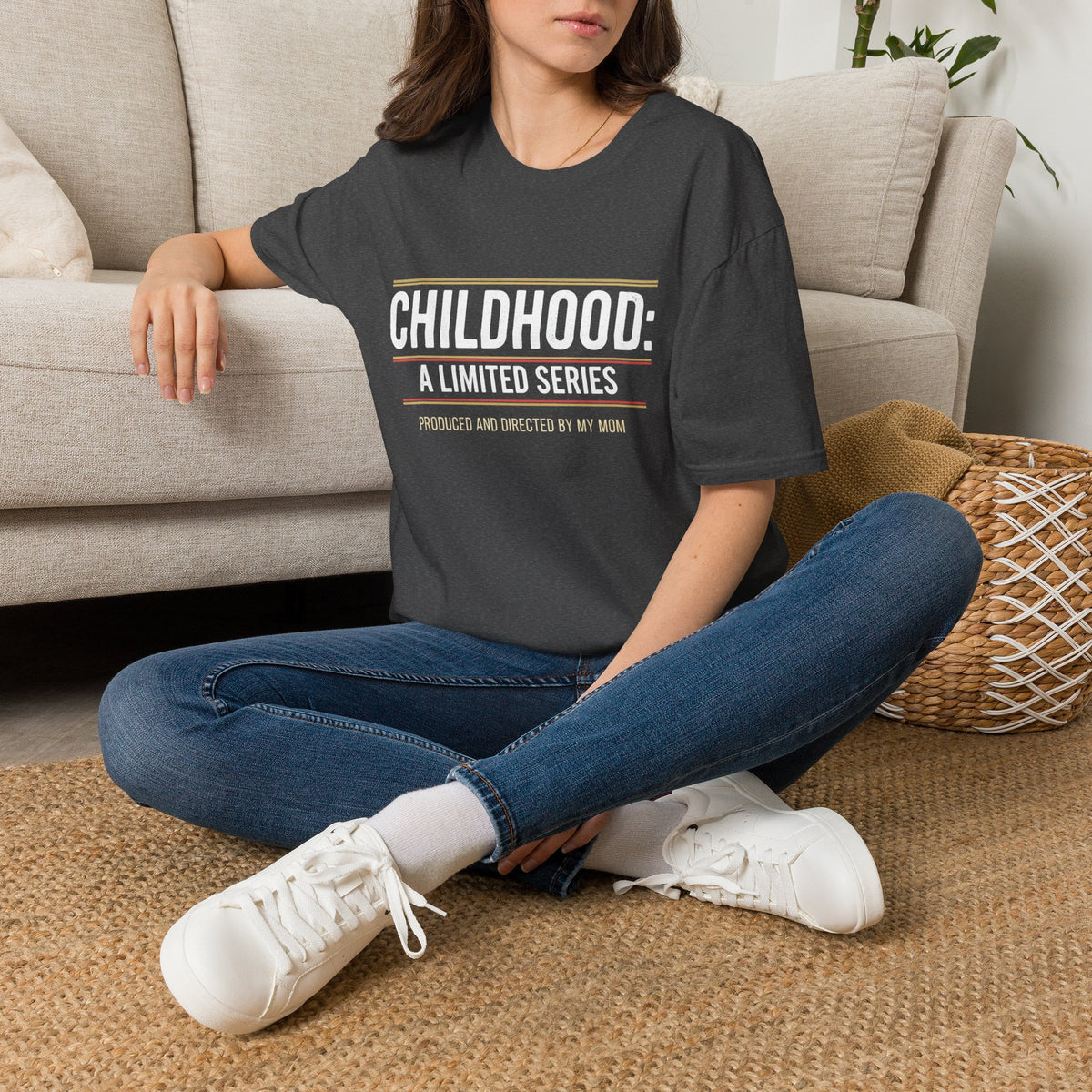 "Childhood: A Limited Series - Produced and Directed by My Mom" Vintage Retro Tee