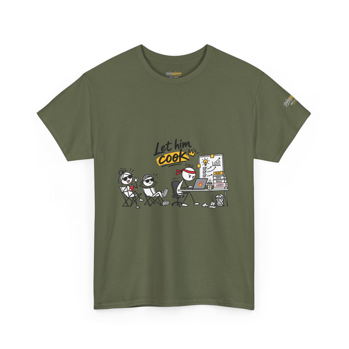 "Let Him Cook" Cartoon Graphic Tee