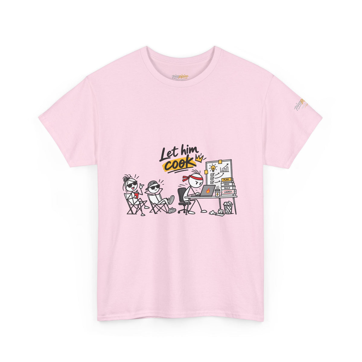 "Let Him Cook" Cartoon Graphic Tee