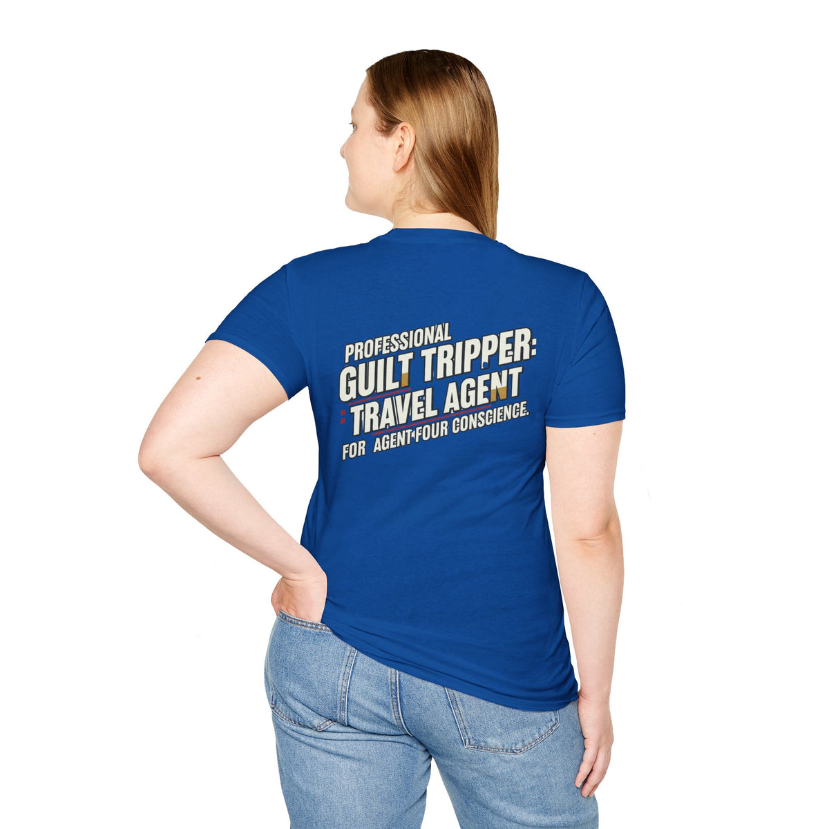 "Professional Guilt Tripper: Travel Agent for Agent Four Conscience" Graphic T-Shirt