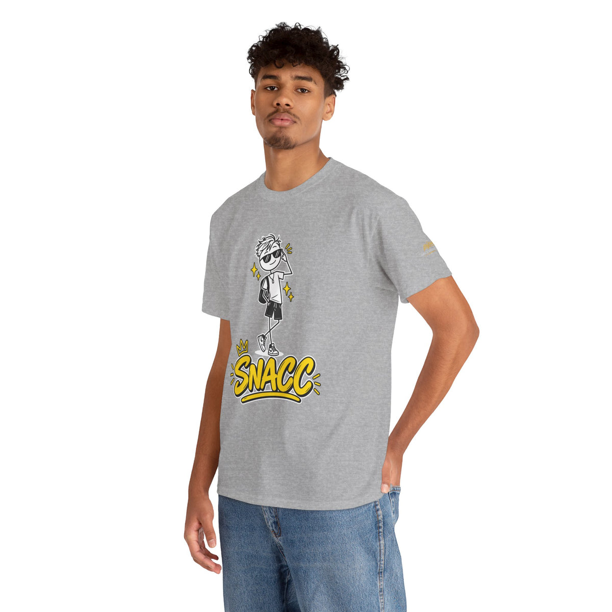 “SNACC” Man Graphic Streetwear Tee