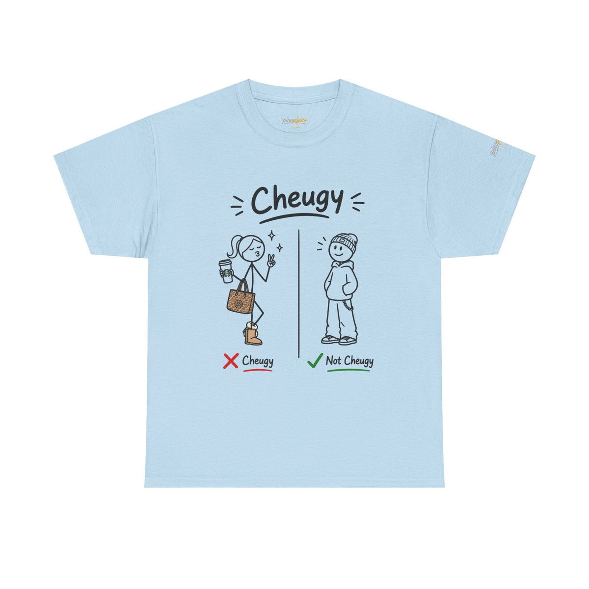 Cheugy vs Not Cheugy Graphic Tee