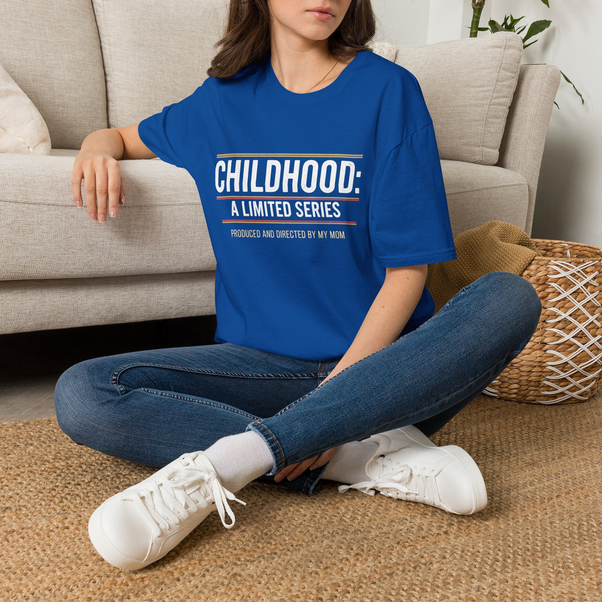 "Childhood: A Limited Series - Produced and Directed by My Mom" Vintage Retro Tee