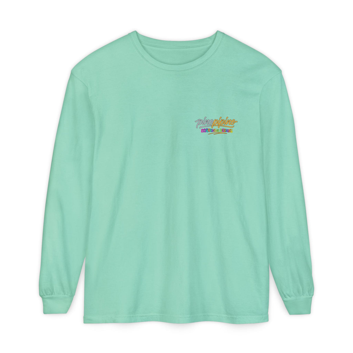 "When the Shrooms Bloom, The Goom Zooms" Psychedelic Design Long Sleeve T-Shirt
