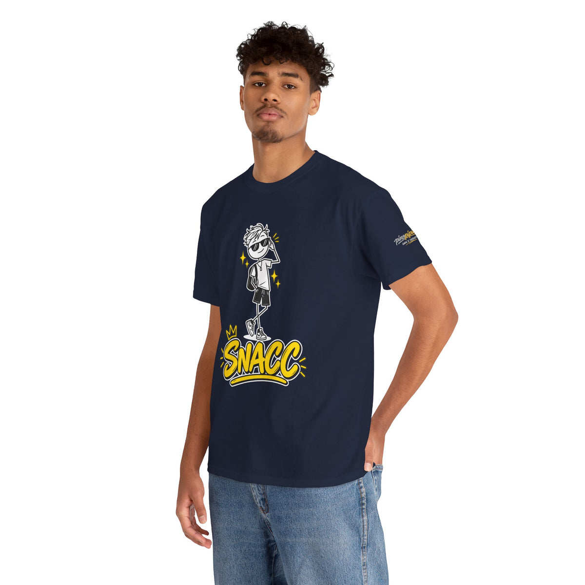 “SNACC” Man Graphic Streetwear Tee