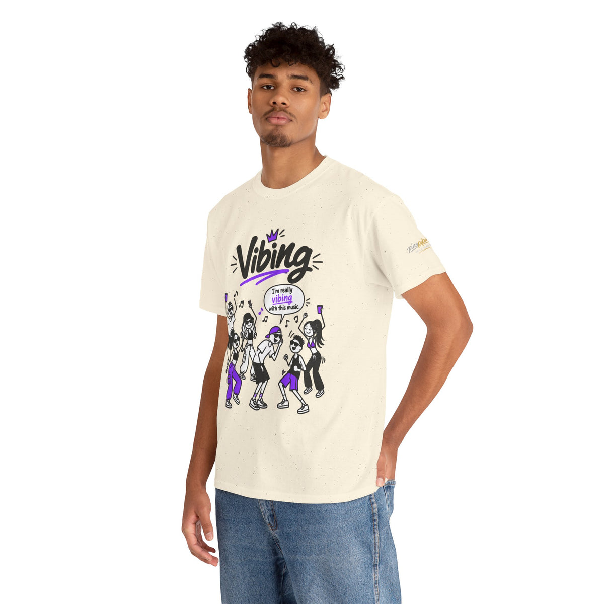 Vibing Dance Party Tee — "I'm Really Vibing" Graphic T-Shirt