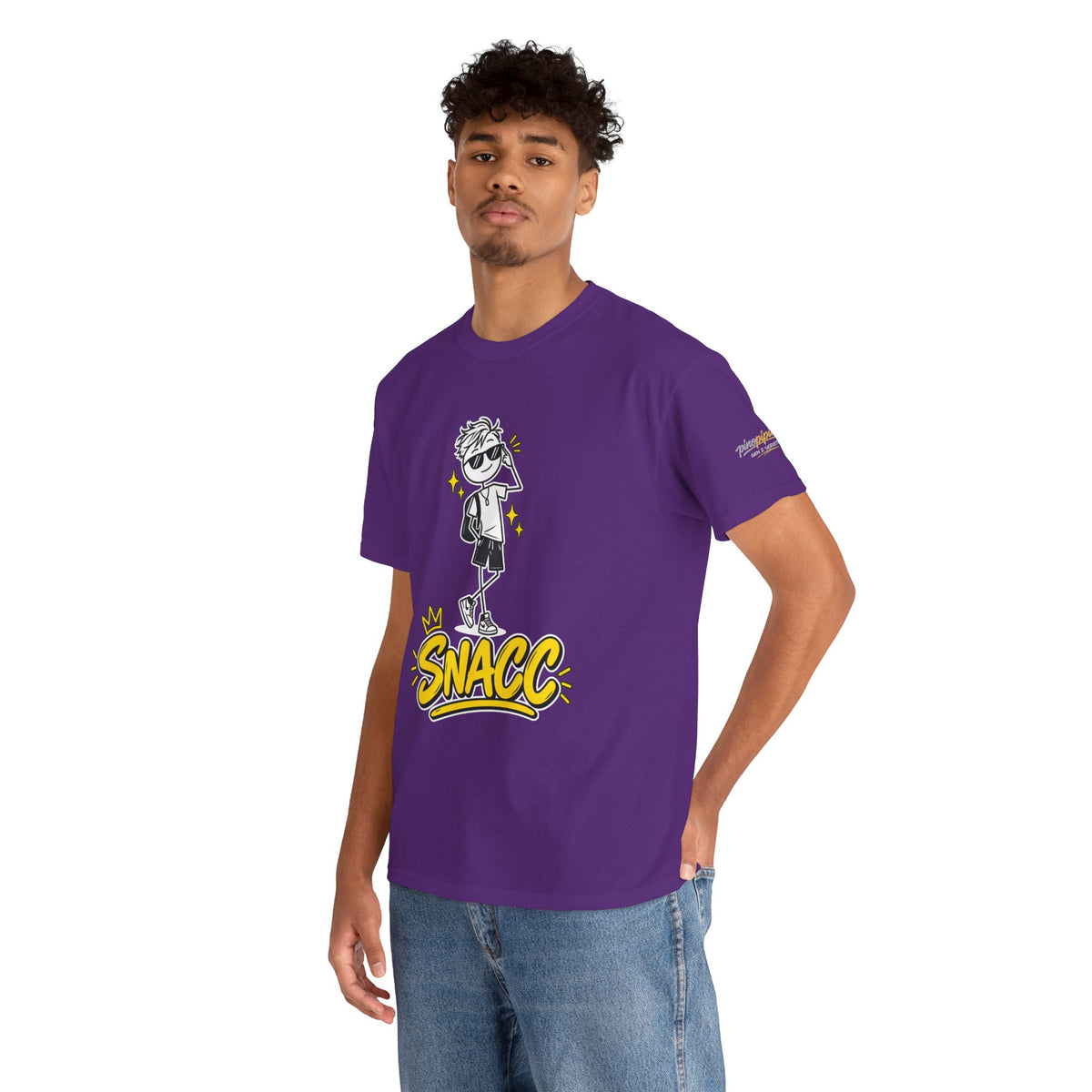 “SNACC” Man Graphic Streetwear Tee