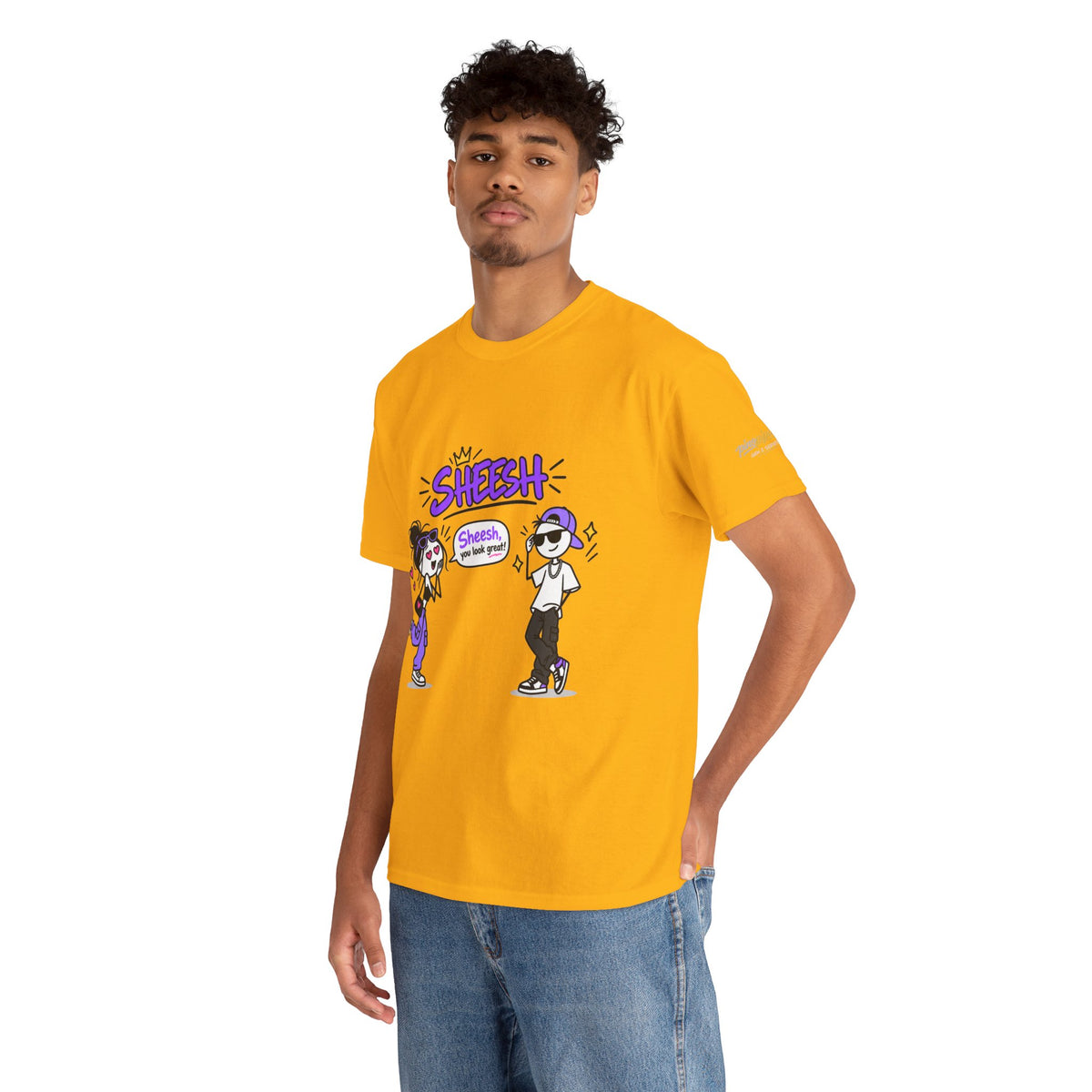 "Sheesh" Cartoon Tee — Funny Retro Graphic T-Shirt