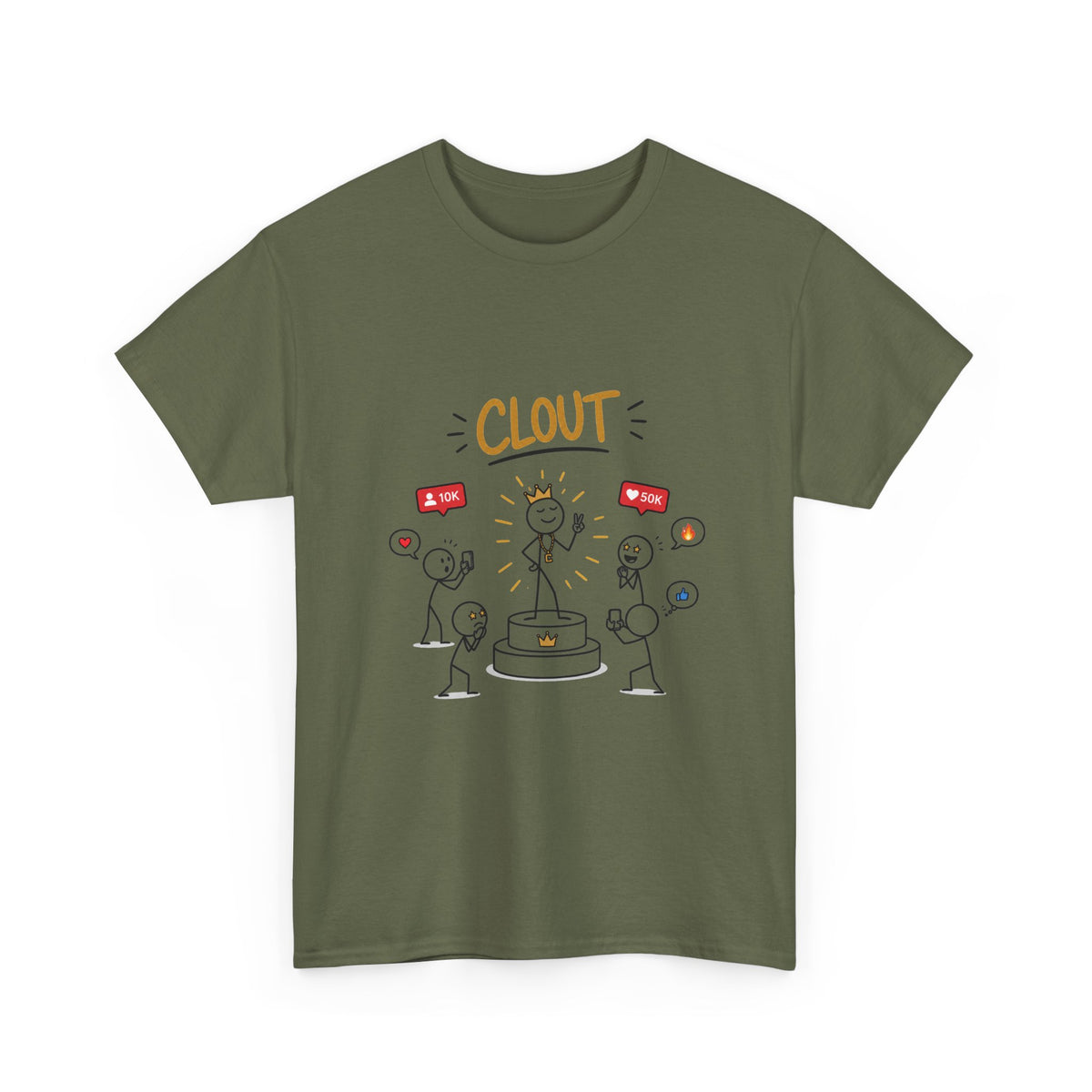 "Clout" Social Media Graphic Tee