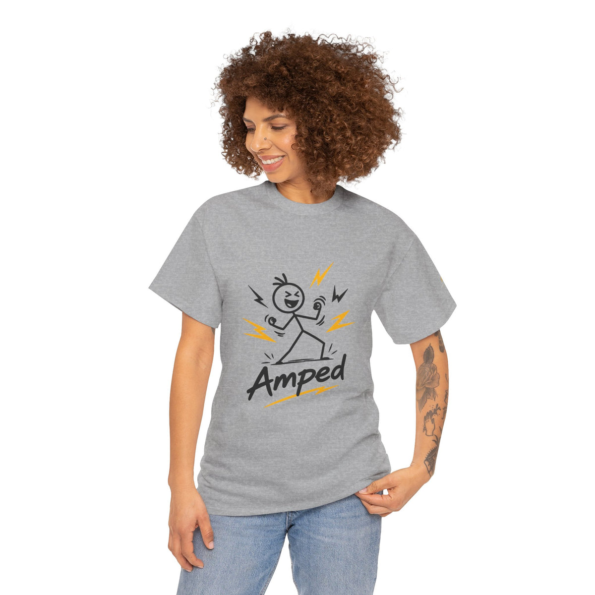 Electric Stick Figure "Amped" T-Shirt