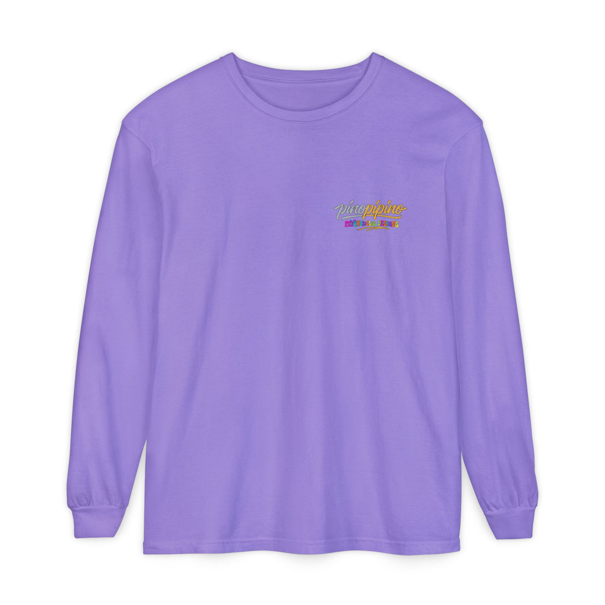 "When the Shrooms Bloom, The Goom Zooms" Psychedelic Design Long Sleeve T-Shirt