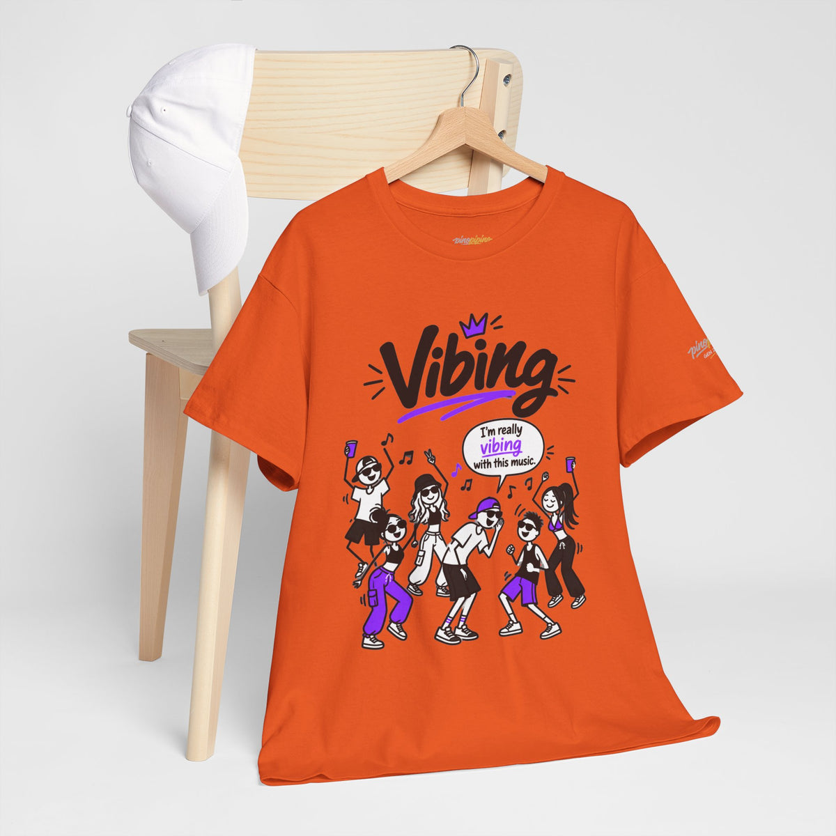 Vibing Dance Party Tee — "I'm Really Vibing" Graphic T-Shirt