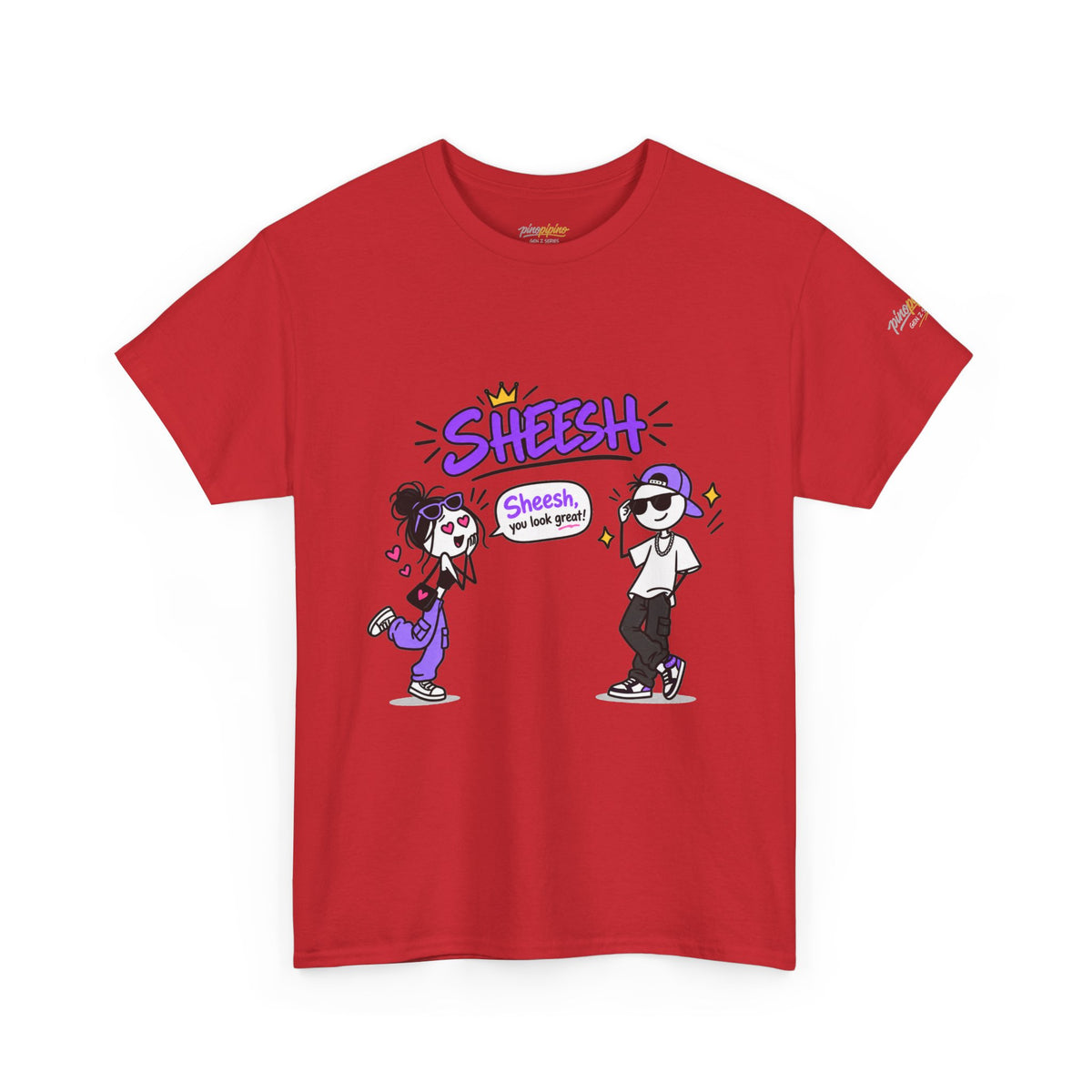 "Sheesh" Cartoon Tee — Funny Retro Graphic T-Shirt