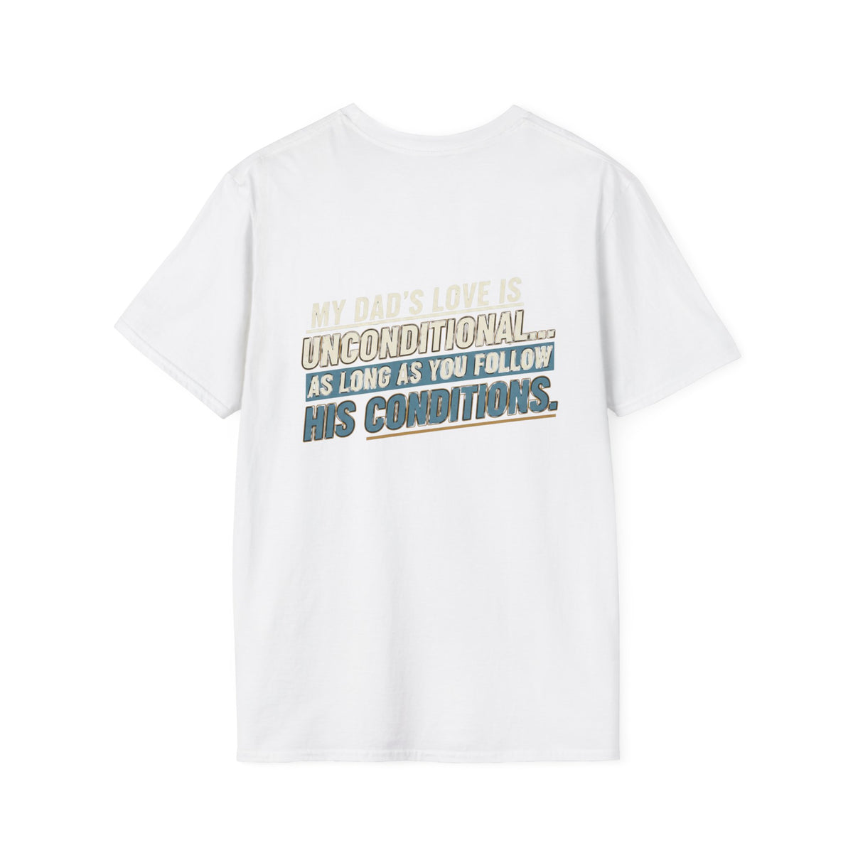 "My Dad’s Love Is Unconditional" Retro Graphic Father’s Day Tee