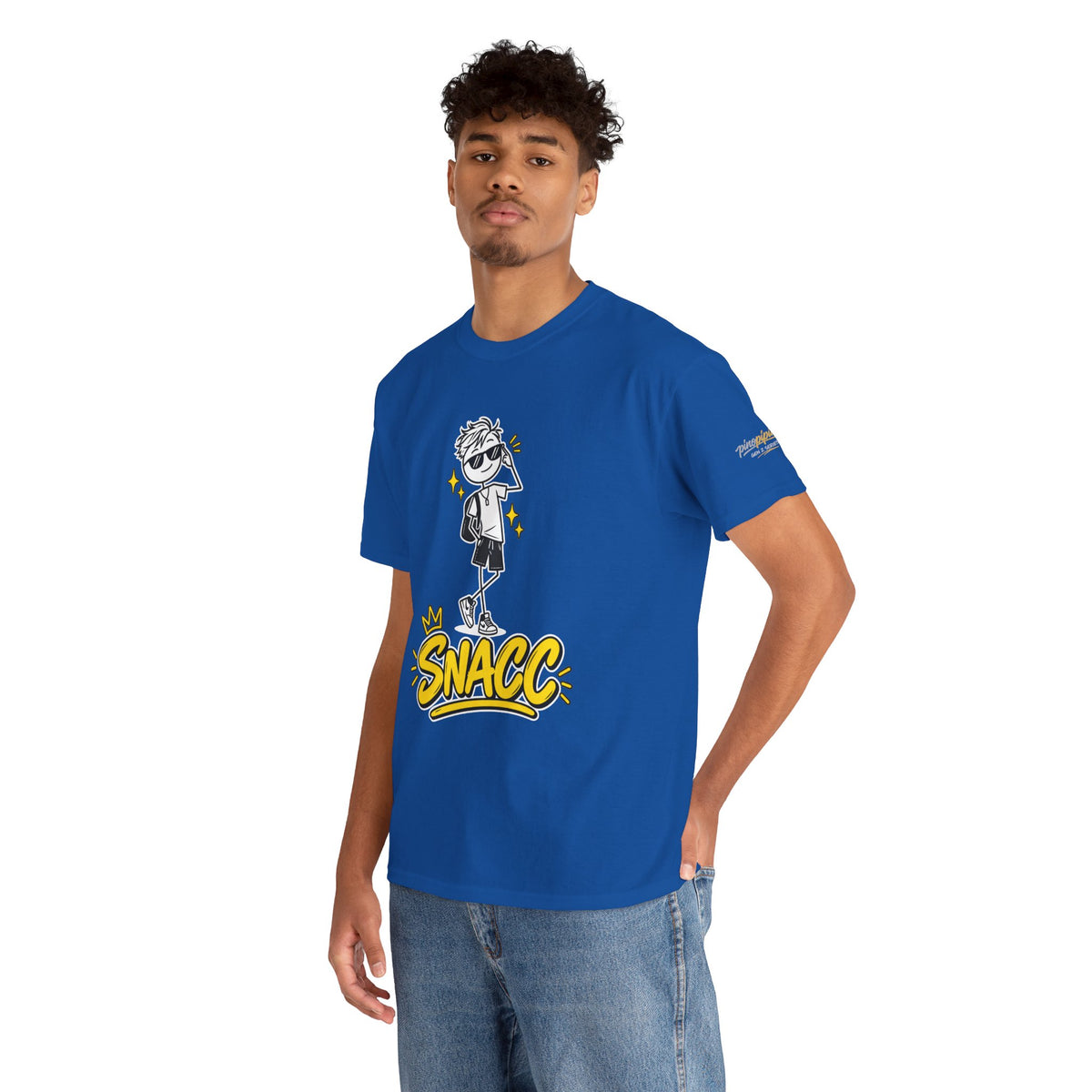 “SNACC” Man Graphic Streetwear Tee