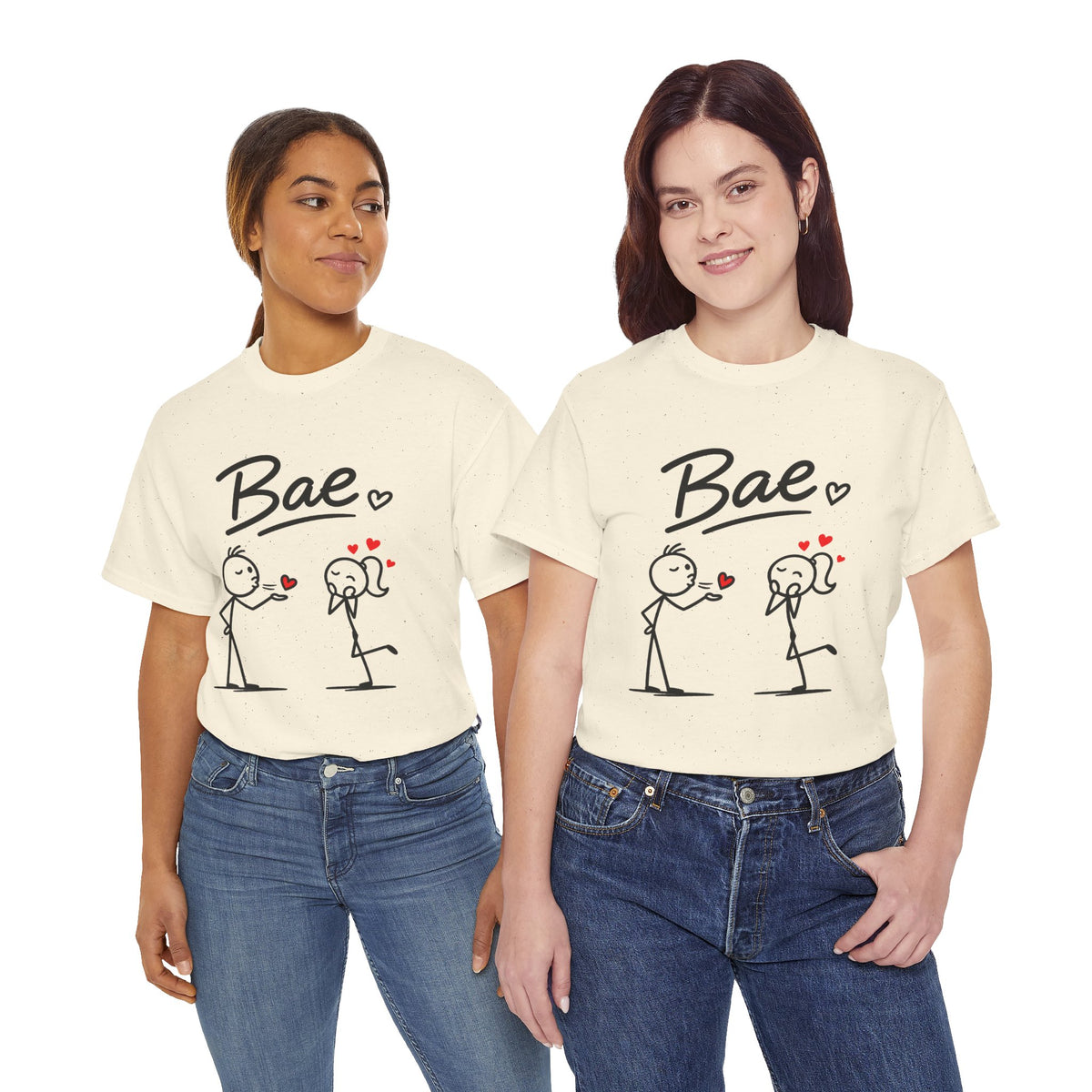 "Bae" Love Stick Figure T-Shirt