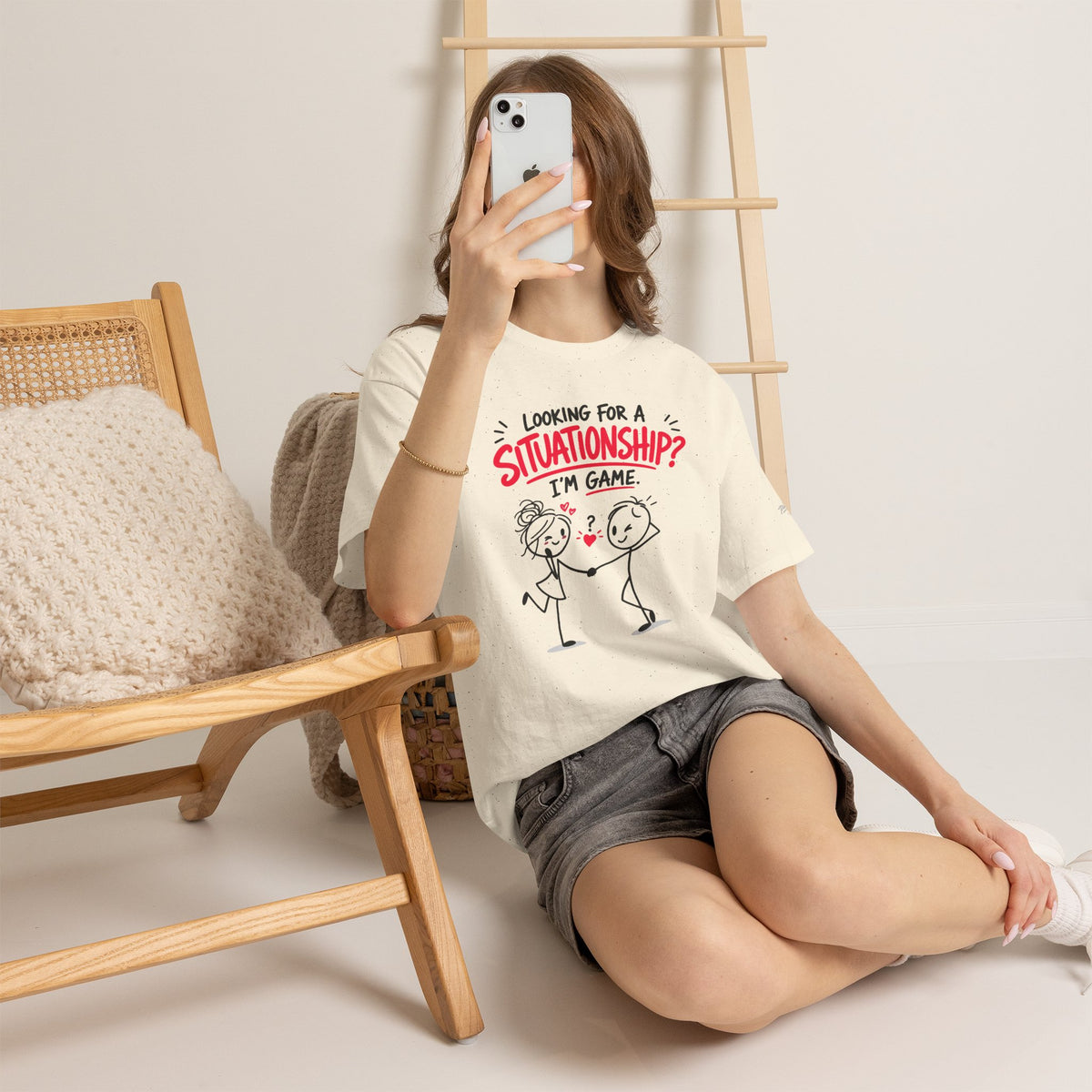 "Looking for a Situationship? I'm Game" T-Shirt