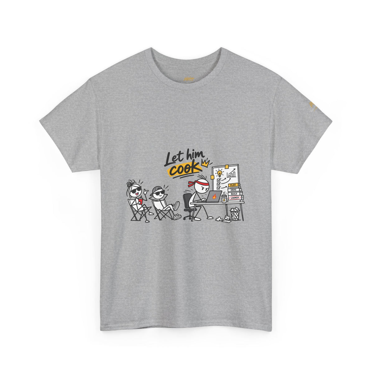 "Let Him Cook" Cartoon Graphic Tee