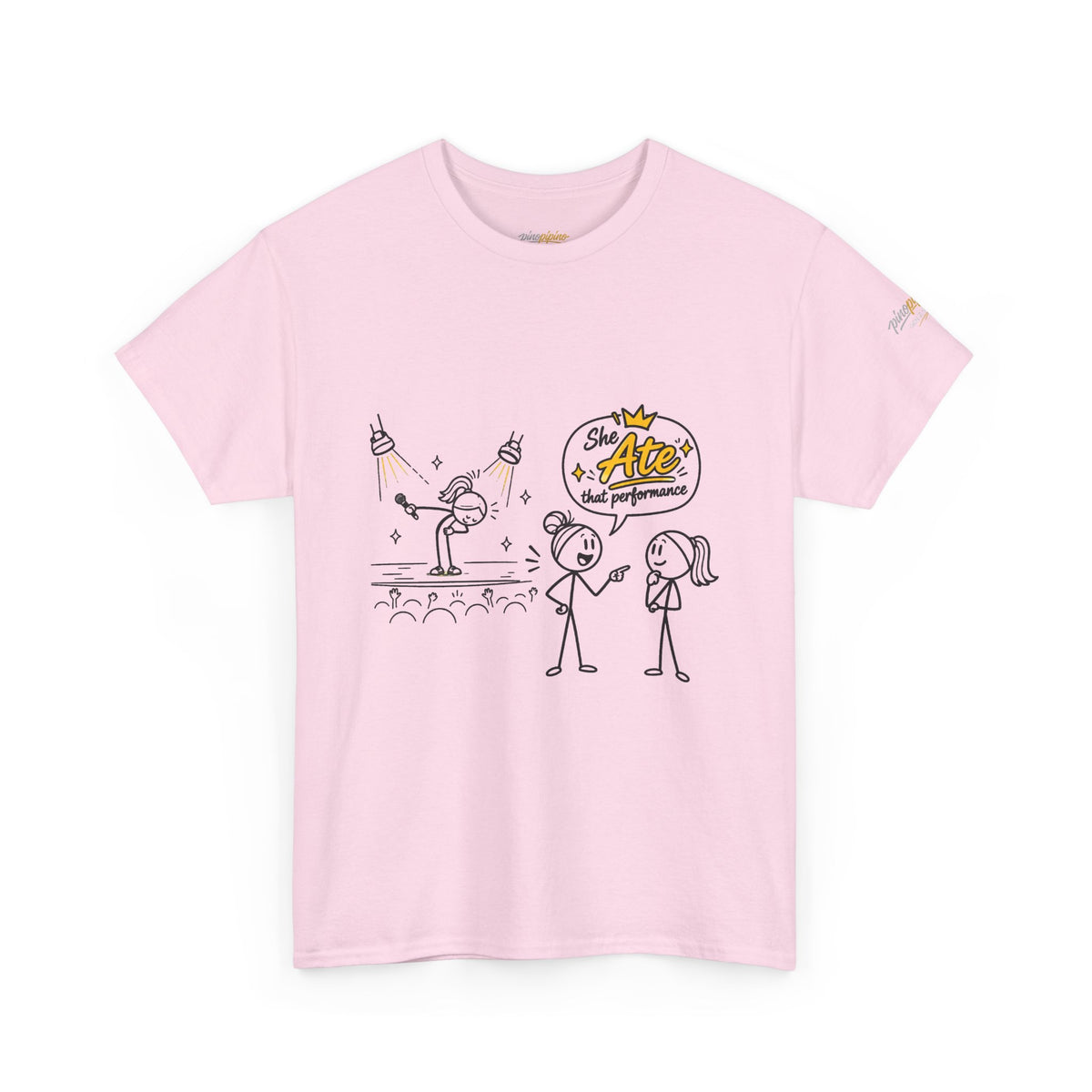 "Ate" Gen Z Slang - Stick Figure Tee