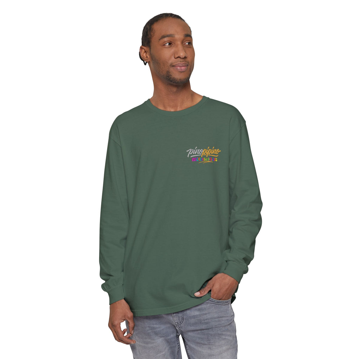 "Ayahuasca’s Wormhole to Wisdom" Psychedelic Long Sleeve Tee