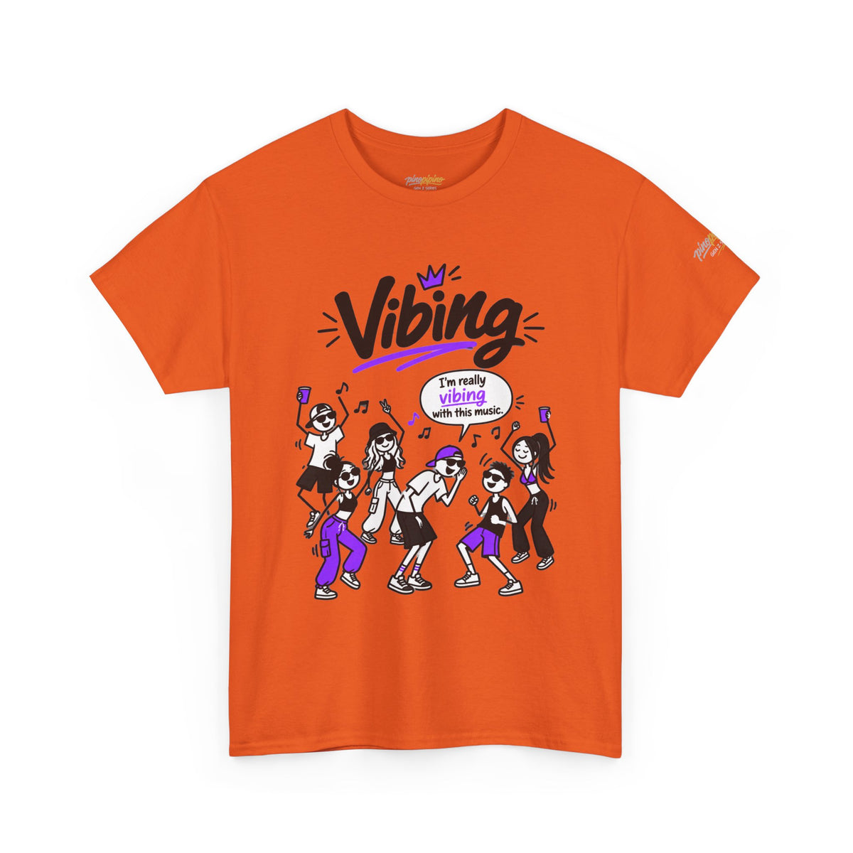 Vibing Dance Party Tee — "I'm Really Vibing" Graphic T-Shirt