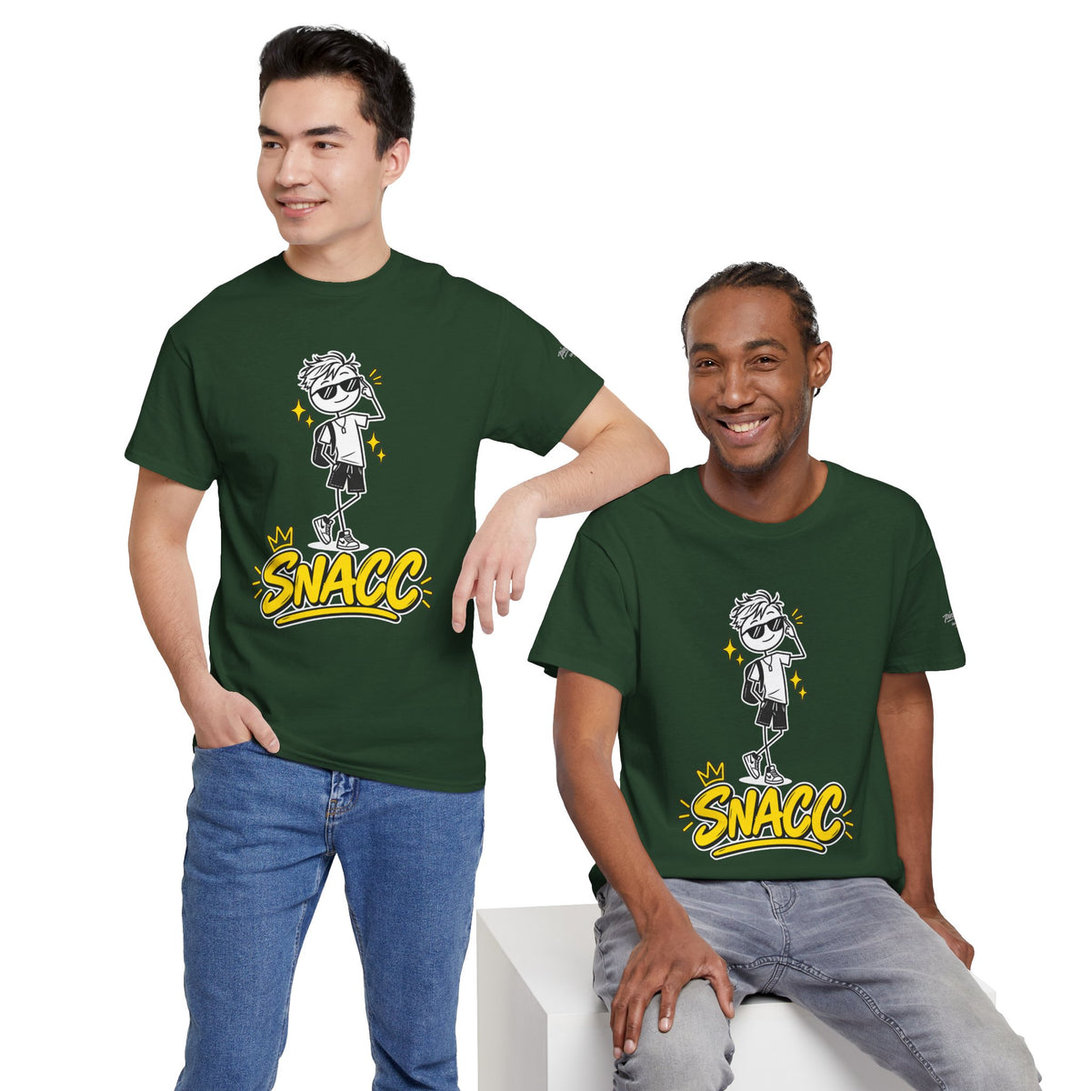 “SNACC” Man Graphic Streetwear Tee